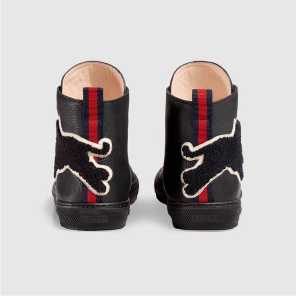 Gucci Black Panther High Top Sneaker - Picture 1 of 10
